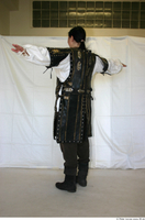  Photos Medieval Brown Vest on white shirt 2 Historical Clothing brown vest leather vest medieval vest whole body 0004.jpg